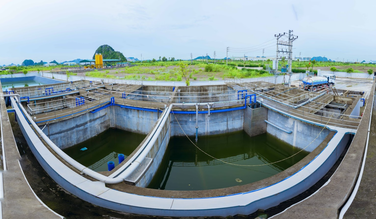 Thực hiện thiết kế, cung cấp và thi công phần công nghệ hệ thống xử lý nước thải tập trung Cụm CN Phương Nam công suất 700m3/ngày.đêm